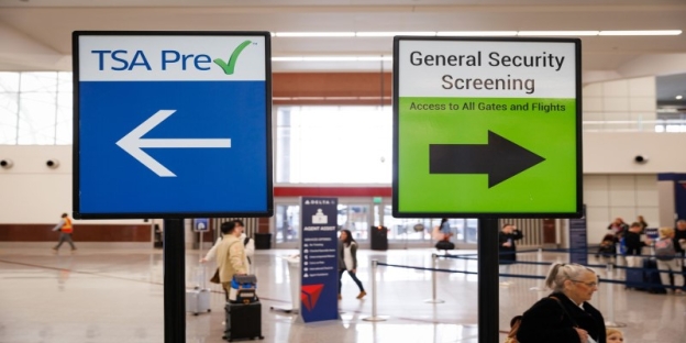 A close-up of signs in a airport AI-generated content may be incorrect.